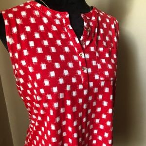 LIZ CLAIBORNE TANK SZ PETITE LG ❤️🤍